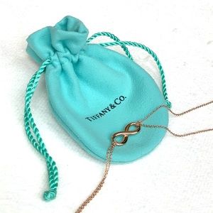 TIFFANY & CO Rubedo Double Chain Infinity Necklace